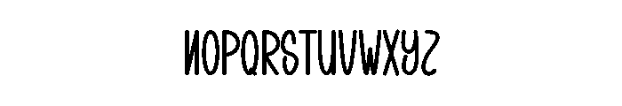 Hangouts Font LOWERCASE