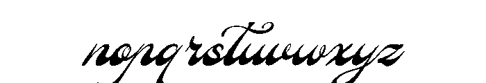 Hangtuah Italic Font LOWERCASE