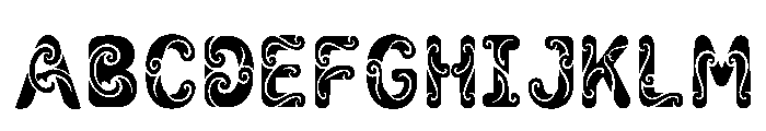 Hani Regular Font UPPERCASE