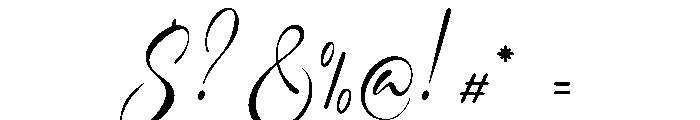 Haniquta Font OTHER CHARS