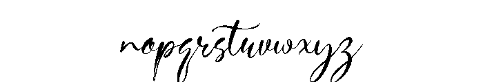 Haniquta Font LOWERCASE