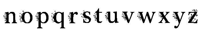 Hanna Regular Font LOWERCASE