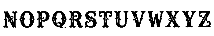 Hanns Regular Font UPPERCASE
