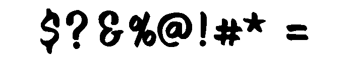 Hano Kid Writing Regular Font OTHER CHARS