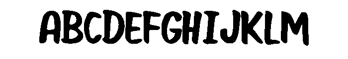 Hano Kid Writing Regular Font UPPERCASE