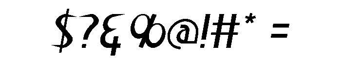 Hanrington Font OTHER CHARS