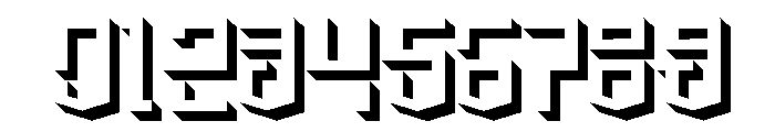 Hanrok Extrude Regular Font OTHER CHARS