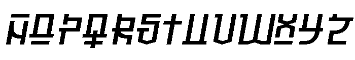 Hanrok Italic Font UPPERCASE