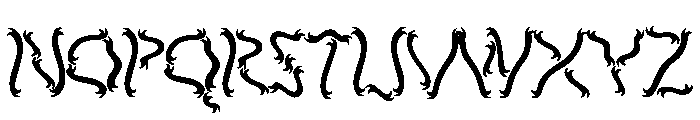 Hanuted Flames Font UPPERCASE