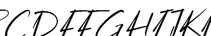 Hanya Dirimu Font UPPERCASE