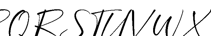 Hanya Dirimu Font UPPERCASE