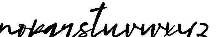 Hanya Dirimu Font LOWERCASE
