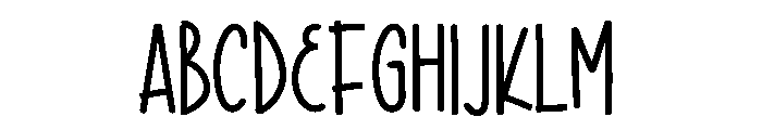 Happiness Sometime Font UPPERCASE