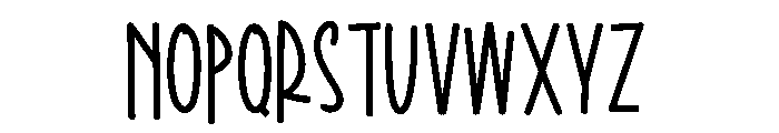 Happiness Sometime Font UPPERCASE
