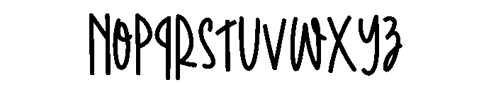 Happiness Sometime Font LOWERCASE