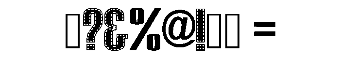 Happy 2026 Regular Font OTHER CHARS