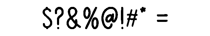 Happy Always Font OTHER CHARS