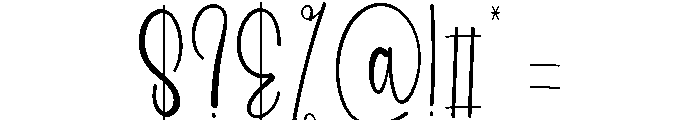 Happy Baddie Font OTHER CHARS