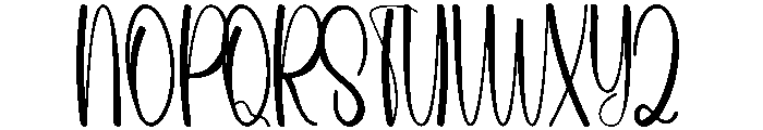 Happy Baddie Font UPPERCASE
