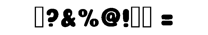 Happy Baloo Regular Font OTHER CHARS