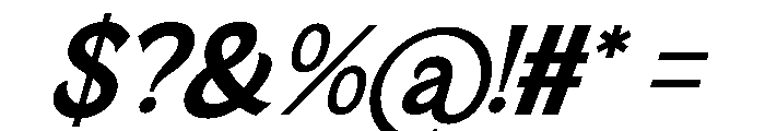 Happy Barbie Italic Font OTHER CHARS