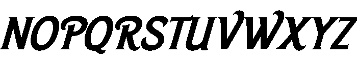 Happy Barbie Italic Font UPPERCASE