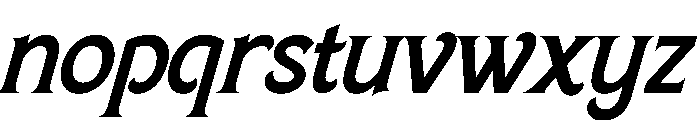 Happy Barbie Italic Font LOWERCASE