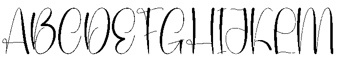 Happy Blooming Font UPPERCASE