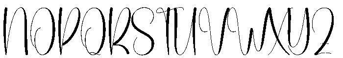 Happy Blooming Font UPPERCASE