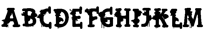 Happy Blooms CF Font UPPERCASE