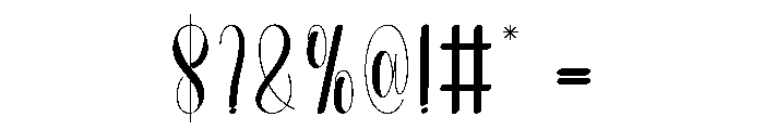 Happy Bookmark Font OTHER CHARS