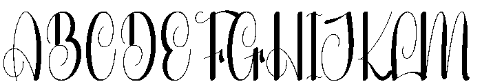 Happy Bookmark Font UPPERCASE