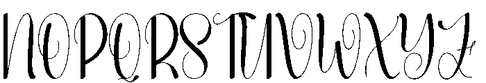Happy Bookmark Font UPPERCASE