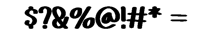Happy Butterfly Regular Font OTHER CHARS