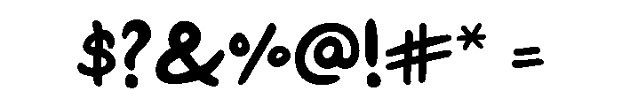 Happy Charm Regular Font OTHER CHARS