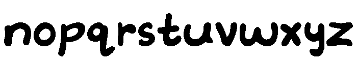 Happy Charm Regular Font LOWERCASE