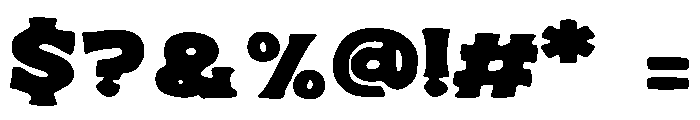Happy Chonk Font OTHER CHARS