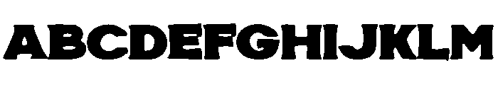 Happy Chonk Font UPPERCASE