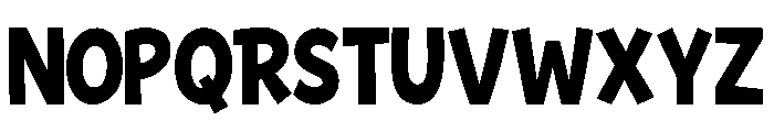Happy Chunky Font UPPERCASE