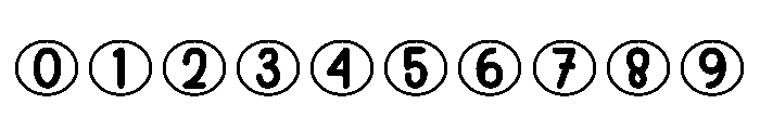 Happy Circle Font OTHER CHARS