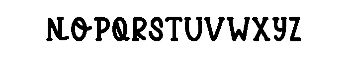 Happy Collage Regular Font UPPERCASE