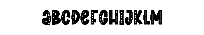 Happy Cookies Font UPPERCASE