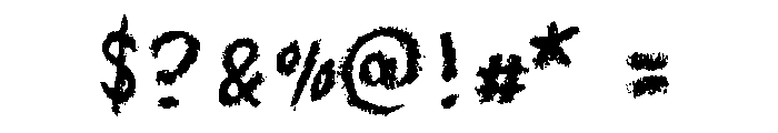 Happy Crayon Handwritin Regular Font OTHER CHARS