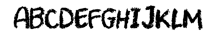 Happy Crayon Handwritin Regular Font UPPERCASE