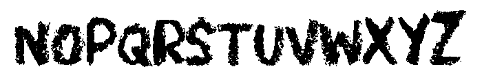 Happy Crayon Handwritin Regular Font UPPERCASE