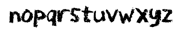 Happy Crayon Handwritin Regular Font LOWERCASE