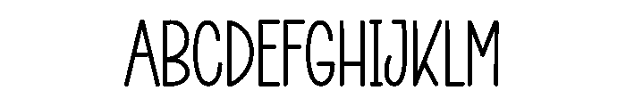 Happy Creativ Font UPPERCASE