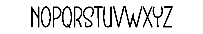Happy Creativ Font UPPERCASE