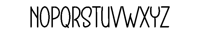 Happy Creativ Font LOWERCASE