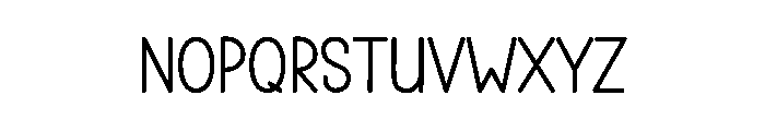 Happy Creative Font LOWERCASE